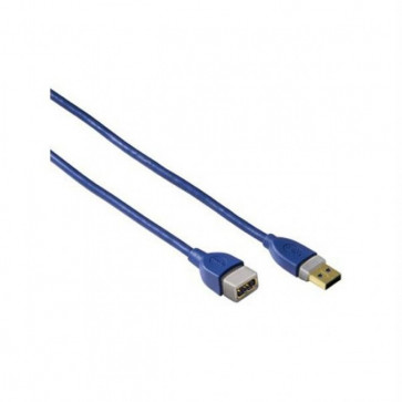 Cablu extensie USB 3.0 HAMA, 1.8m, albastru