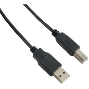 Cablu USB 2.0 tip A-B, 1.8m, ferita, 4World