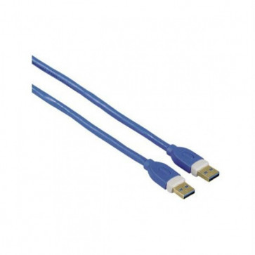 Cablu USB 3.0 (A-A) HAMA, 1.8m, albastru