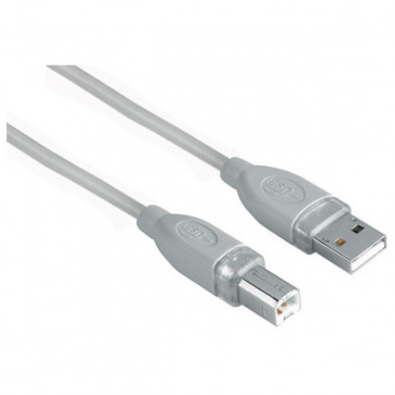 Cablu USB A - USB B HAMA, 5m, gri