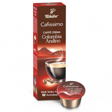 Capsule cafea, 10 capsule/cutie, Caffe Crema, TCHIBO Cafissimo Columbia Andino