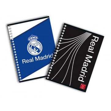 Caiet cu spira, A5, 80 file, matematica, PIGNA Premium Real Madrid