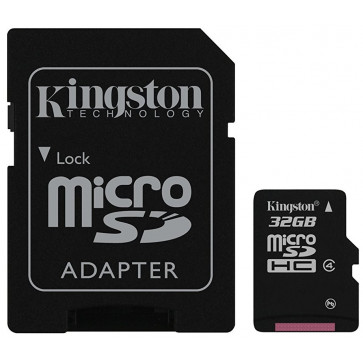 Card microSDHC 32GB VERBATIM, Class 4, Adaptor SD