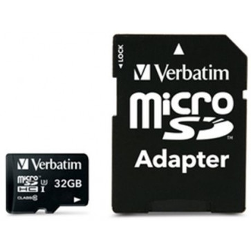 Card microSDHC Pro 32GB VERBATIM, Class 10, Adaptor SD