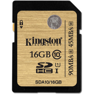 Card SDHC 16GB KINGSTON, Class 10, UHS-I U1