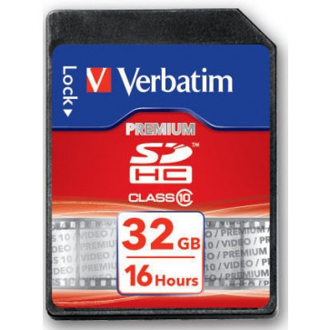 Card SDHC 32GB VERBATIM, Class 10