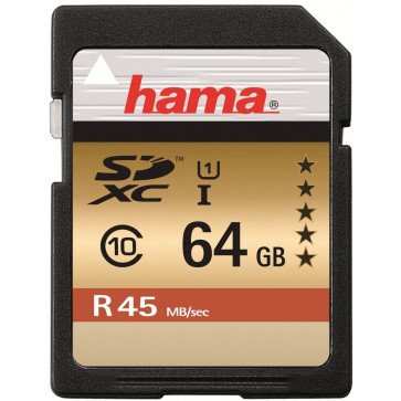 Card SDXC 64GB HAMA, Class 10, UHS-I