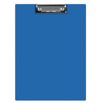 Clipboard dublu, A4, PVC, buzunar, albastru, Q-CONNECT