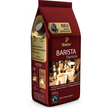 Cafea boabe, ambalaj resigilabil, 1kg, TCHIBO Barista Espresso