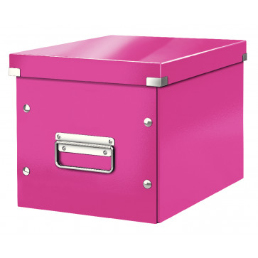 Cutie pentru depozitare, roz, Leitz Click & Store Cub Medie