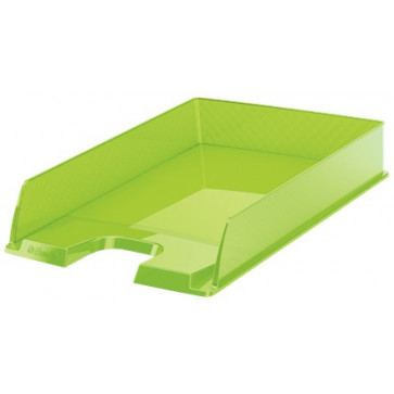 Tavita documente, verde transparent, ESSELTE Europost