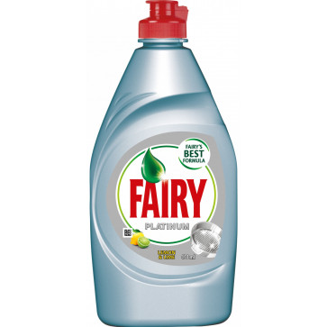 Detergent de vase FAIRY Platinum Lemon & Lime, 430ml