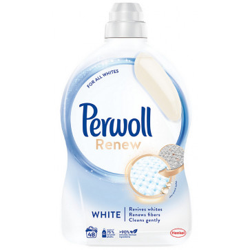 Detergent rufe, automat, lichid, 2.88L, 48 spalari, PERWOLL Renew White_PER558693-1