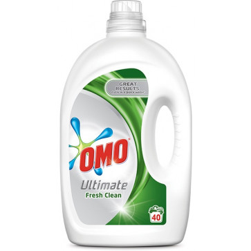 Detergent rufe, automat, lichid, 2.8L, OMO Ultimate Fresh Clean