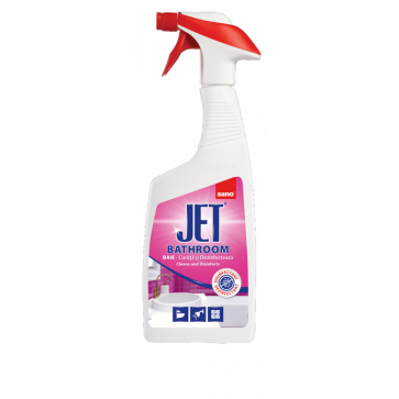 Detergent (spuma) antibacterian si dezinfectant pentru baie 750ml SANO JET - 1