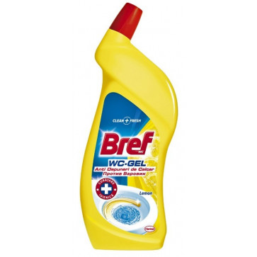 Dezinfectant toaleta BREF WC Gel Lemon, 700ml