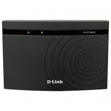 Router wireless D-LINK N300 Easy GO-RT-N300, 300Mbps, WAN, LAN, negru
