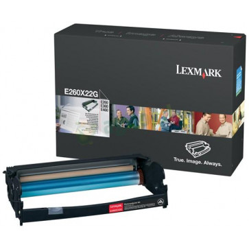 Drum (cilindru), black, LEXMARK E260X22G