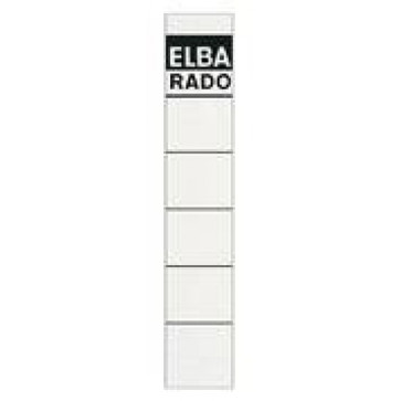 Etichete autoadezive pt. bibliorafturi, 34 x 190mm, alb, 10 buc/set, ELBA