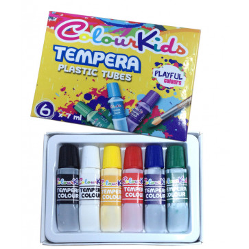 Tempera, 7ml, 6 culori/set, PIGNA ColourKids