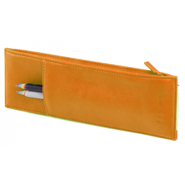 Etui cu elastic, pentru caiete A5, buzunar pentru accesorii, galben, FEDON Pens-Band