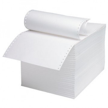 Hartie pentru imprimanta matriciala A3, 1 ex, alb, 60 g/mp, 1800 coli/cutie