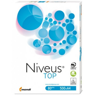 Hartie A4, 80 g/mp, 500 coli/top, NIVEUS TOP