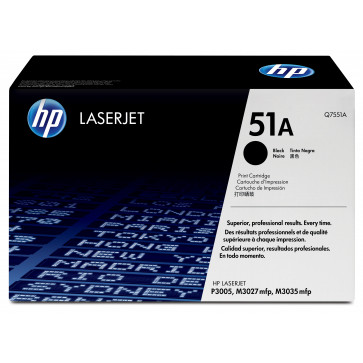 Toner, black, Nr. 51A, HP Q7551A