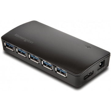 Hub USB 3.0, 7 porturi, incarcator, KENSINGTON UH7000C