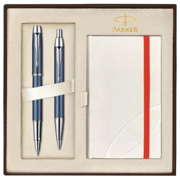 Set PARKER IM Premium Blue Black CT - Roller + Pix