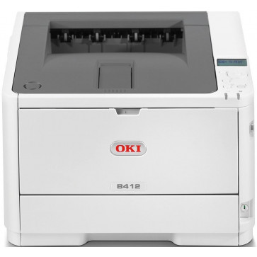 Imprimanta laser monocrom, OKI B412dn LED, A4, USB, Retea, Duplex