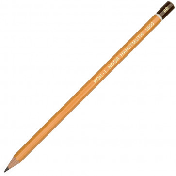 Creion cu mina grafit, 8B, hexagonal, KOH-I-NOOR