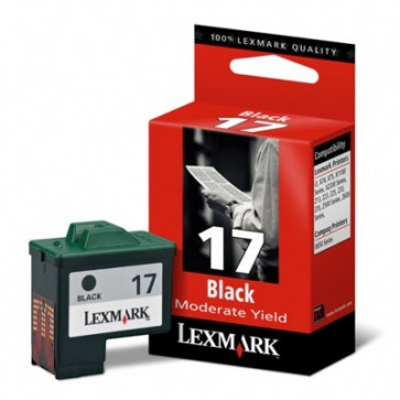 Cartus, black, nr. 17, LEXMARK 10NX217