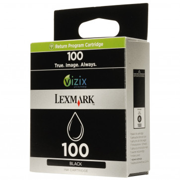 Cartus, black, nr. 100, LEXMARK 14N0820E