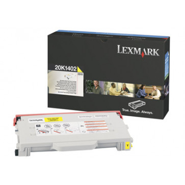 Toner, yellow, LEXMARK 20K1402