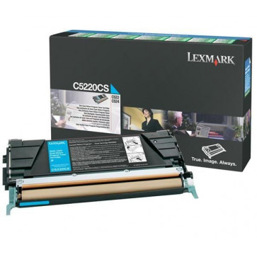 Toner, cyan, LEXMARK C5220CS