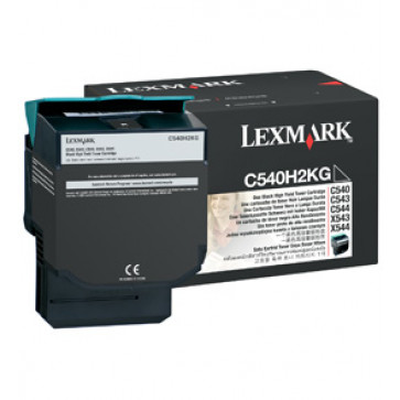 Toner, black, LEXMARK C540H2KG