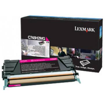 Toner, magenta, LEXMARK C748H2MG