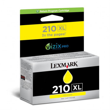 Cartus, yellow, nr. 210XL, LEXMARK 14L0177E