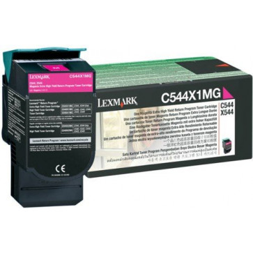 Toner, magenta, LEXMARK C544X1MG