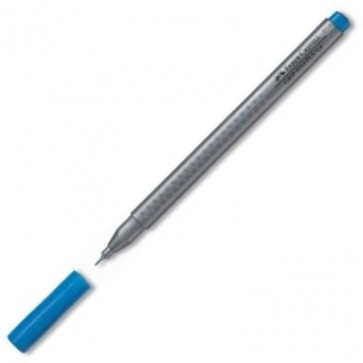 Liner, 0.4mm, albastru, FABER CASTELL Grip