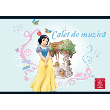 Caiet pentru muzica, 17 x 24cm, 24 file, PIGNA Premium - Princess