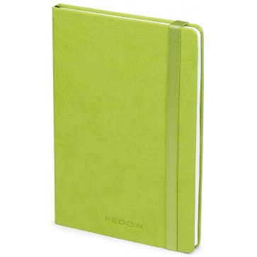 Caiet de birou A5, verde, din imitatie de piele, FEDON Notebook
