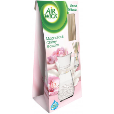 Odorizant camera, 25ml, AIR WICK Reed Diffusers magnolie si flori de cires