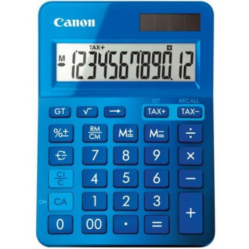 Calculator de birou, 12 digiti, albastru, CANON LS-123K