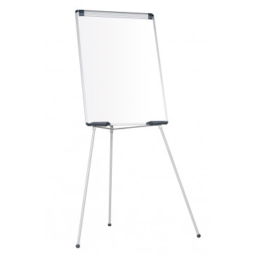 Flipchart magnetic, 70 x 100cm (elemente de culoare alba), BI-OFFICE Station 300