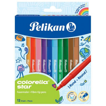 PE814508_Carioci, 12 culori pe set, PELIKAN Colorella Star C302-1