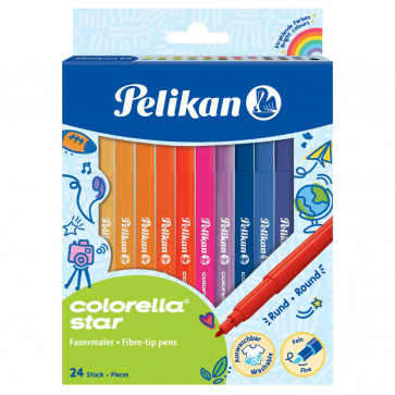 PE814522_Carioci 24 culori pe set, PELIKAN Colorella Star C302-1