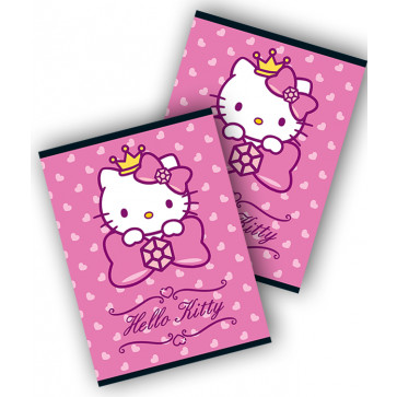 Caiet A5, 80 file, dictando, PIGNA Premium - Hello Kitty