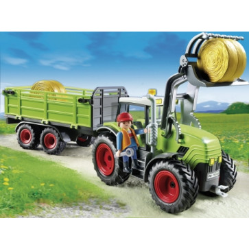 Tractor cu remorca, PLAYMOBIL Farm